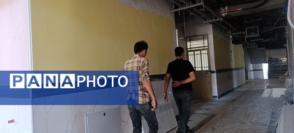 بازدید مدیرکل نوسازی، توسعه و تجهیز مدارس خراسان شمالی از پروژه مدرسه بصیرت آشخانه 