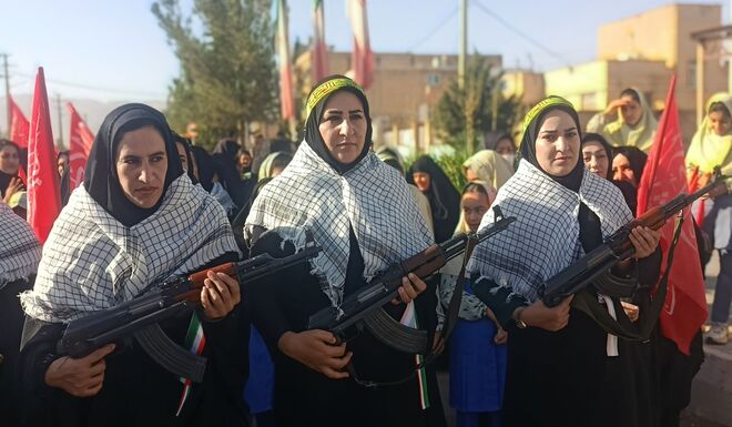 رزمایش و راهپیمایی جانفدایان ایران