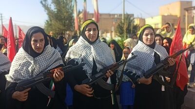 رزمایش و راهپیمایی جانفدایان ایران