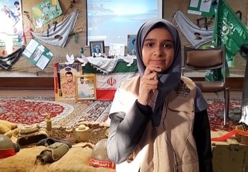 یادواره شهدا در دبیرستان صفورا ۱ مشهد