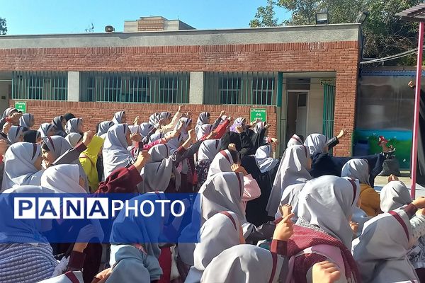 محکومیت ترور شهید سید حسن نصرالله در مدارس ناحیه 2 شهرری 