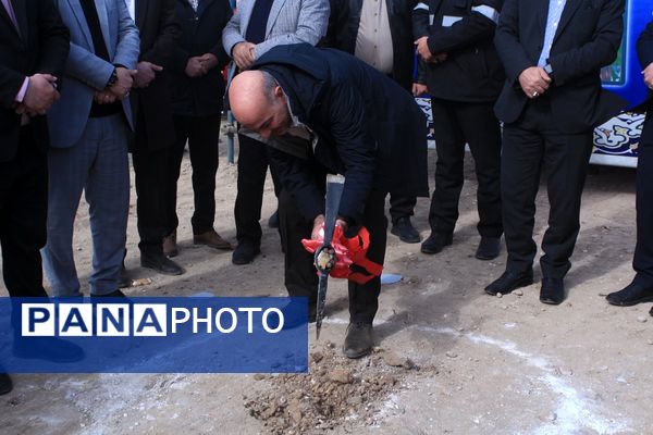 آیین کلنگ‌زنی ۵ مدرسه جدید، آغاز نهضت ۲۵۲ میلیاردی مدرسه‌سازی