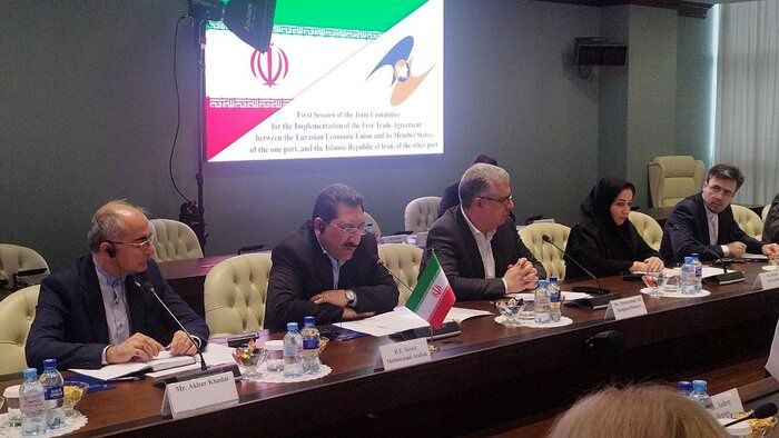 آغاز به کار کمیته مشترک اجرای موافقت‌نامه تجارت آزاد ایران و اتحادیه اوراسیا 