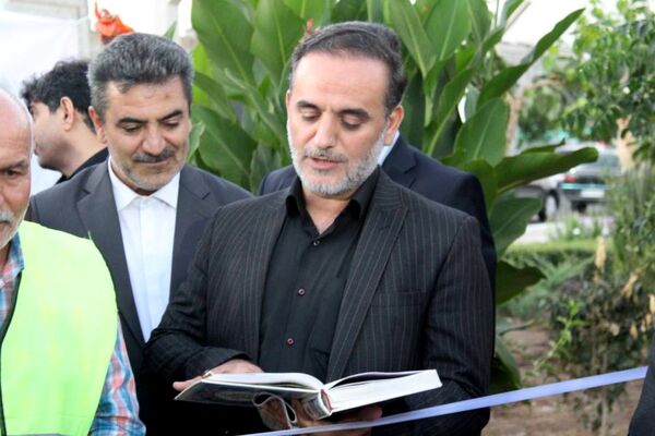 آیین افتتاح پارک شهدای اصناف در ناحیه 2 کرج
