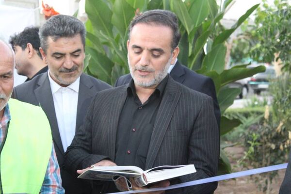 آیین افتتاح پارک شهدای اصناف در ناحیه 2 کرج