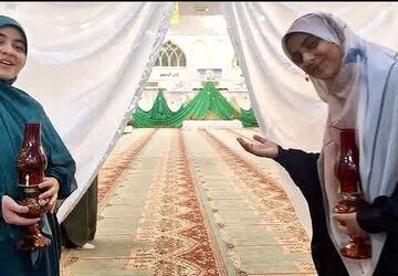 لحظه ورود بچه‌های آسمان به خانه خدا