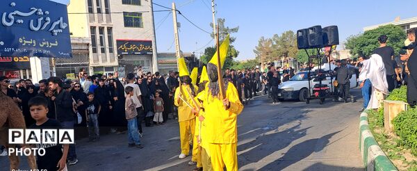 ورود باشکوه کاروان بنی اسد (ع) و نخل بزرگ فدافن به میعاد گاه عاشقان 