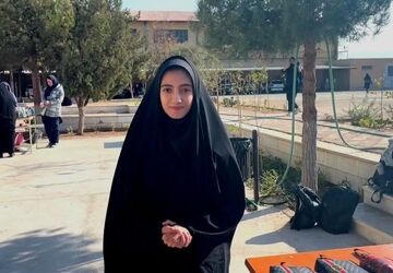 روایت پانا از برگزاری بازارچه کارآفرینی در هنرستان دخترانه دانش