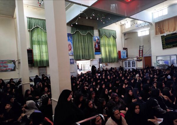 مراسم ظهر تاسوعا حسینی در مسجد شهدای گمنام 