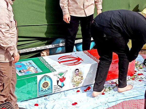 تشییع با شکوه شهید جوادحسن زاده شهید مرزبانی فراجا
