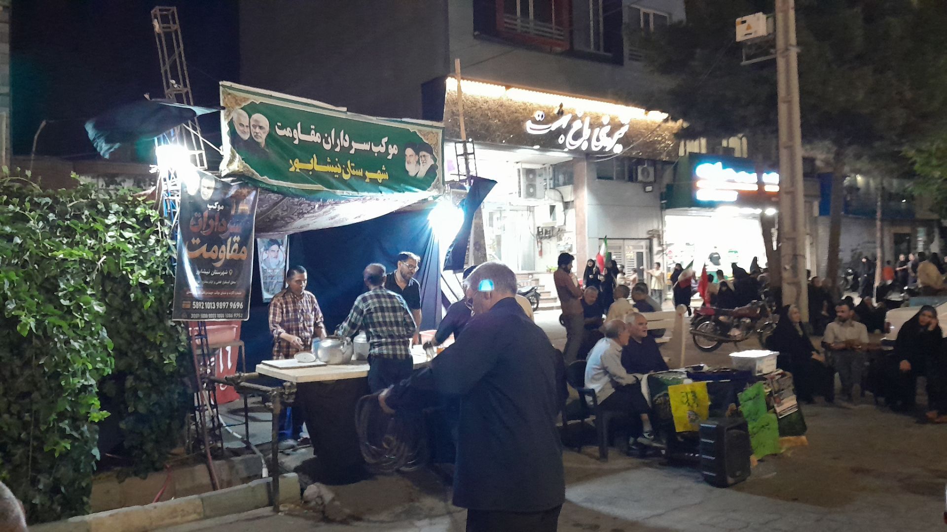 موکب سرداران مقاومت در اجتماعات مردمی نیشابور