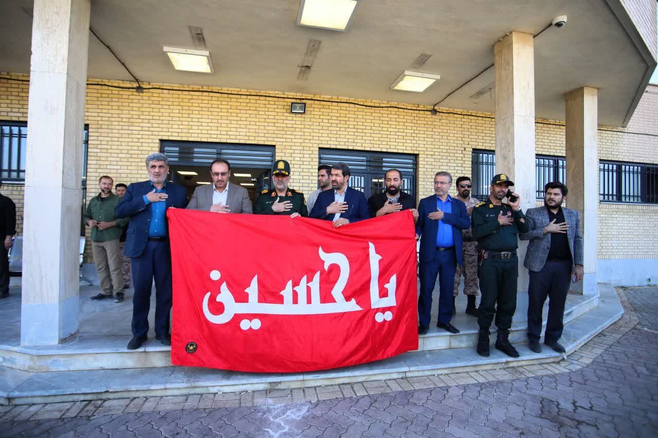 حضور استاندار همدان در کنار خادمان اباعبدالله الحسین (ع)