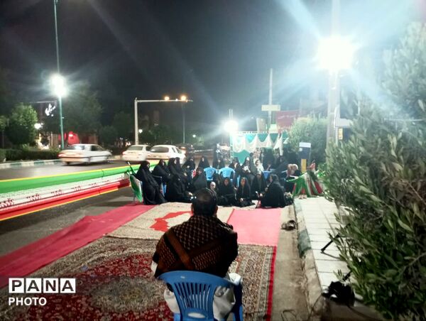 موکب دانش‌آموزی محله امامشهر یزد