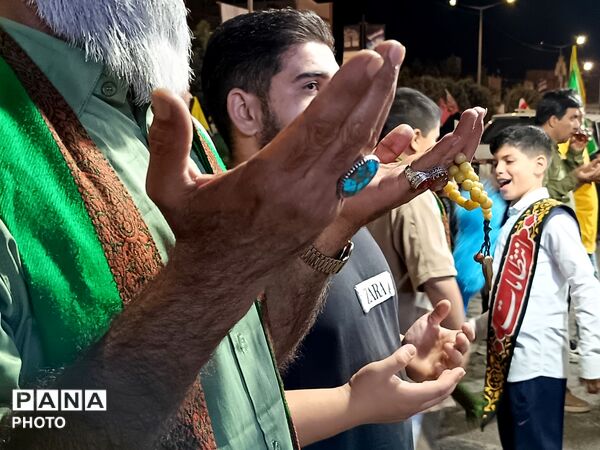 خروش ملت ایران در شب نود و پنجم حماسه میدان داری-٢
