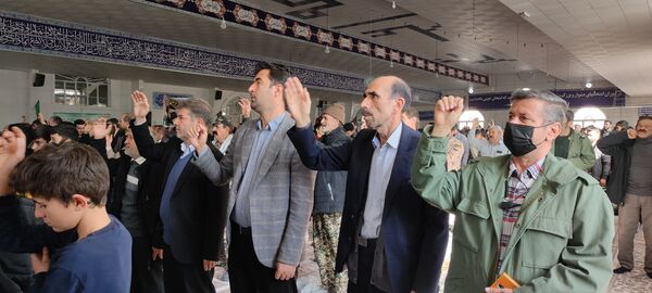 برگزاری همایش بزرگ بسیج در مصلی امام خامنه‌ای شیروان