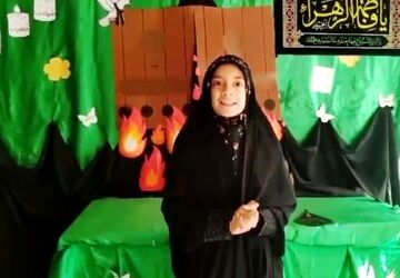 دبستان شهید بستانی میزبان سوگ یگانه بانوی دو عالم شد