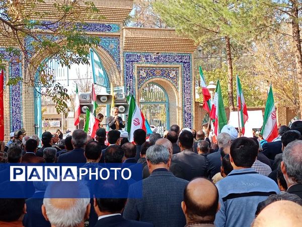 راهپیمایی جمعه خشم در شهرستان کاشمر 