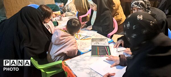 برپایی موکب فرهنگیان استان البرز در راهپیمایی هرشب امام زاده حسن کرج 