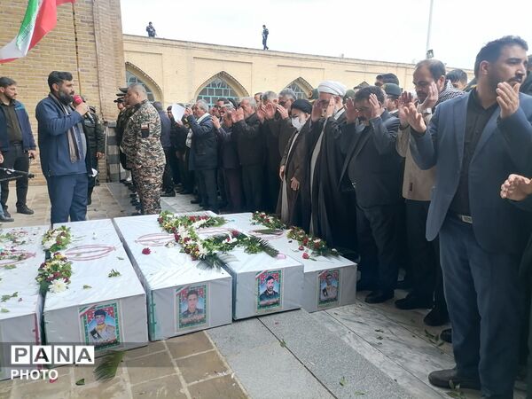 قاب پانا میزبان مراسم تشییع پیکر شهدا نیشابور 