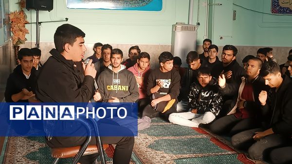 برگزاری زیارت عاشورا در دبیرستان شاهد ابوذر غفاری نیشابور در  اولین هفته  آذر ماه 