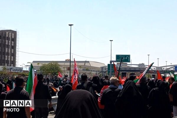 تهران از لنز دوربین خبرنگاران پانا شهرستان قدس در سوگ رهبر شهید انقلاب