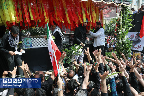 مراسم تشییع شهید اسماعیل هنیه در تهران
