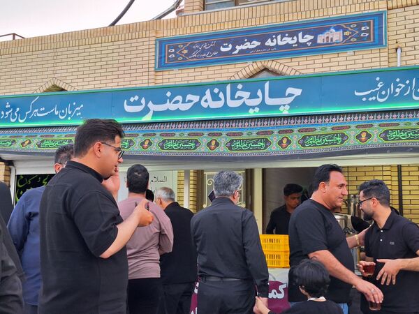 عزاداری هیئت‌های مذهبی در بارگاه منور امام زاده محمد عابد کاخک