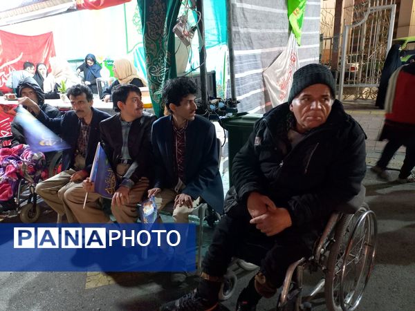 موکب هیات معلولین متوسل به حضرت رقیه (س) درجشن نیمه شعبان 