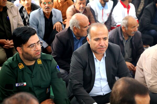 اجتماع همایش «شکوه اقتدار» بسیجیان در لنده