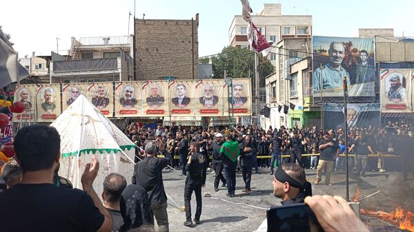 دارالشهدای تهران در سوگ سیدالشهدا(ع) به عزا نشست