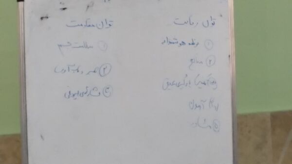 جلسه‌ مشاوره‌ای و توجیهی کنکور در دبیرستان معلم ساوجبلاغ