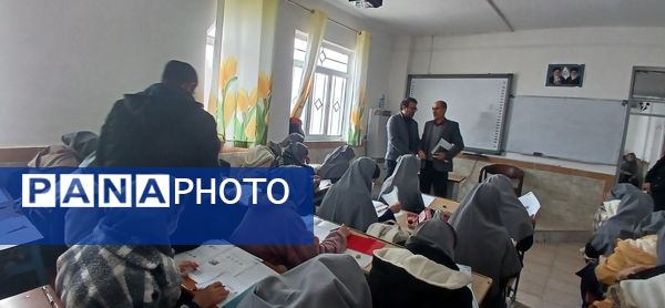 برگزاری آزمون جامع دستاوردهای یادگیری در آموزشگاه فدک فاروج