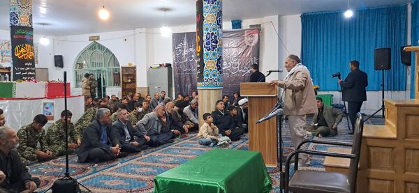 عزاداری دهه دوم فاطمیه با حضور شهید گمنام در دهستان شوراب صغیر  