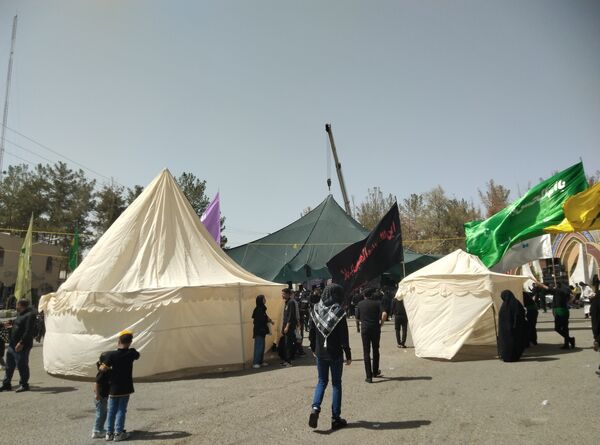  آیین خیمه سوزان روز عاشورا در بیرجند 