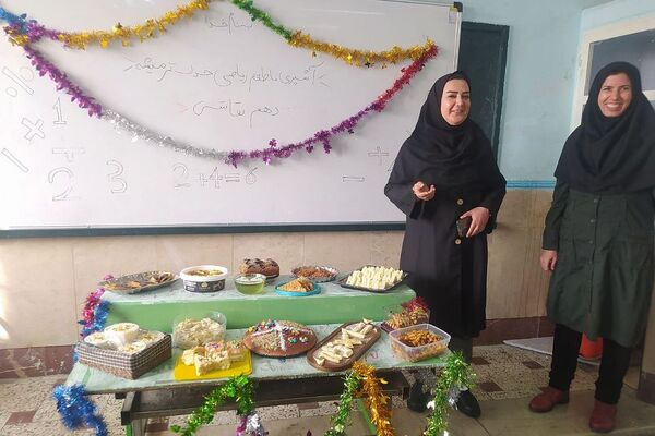 برپایی زنگ غذا با عنوان«آشپزی با طعم ریاضی» در مدرسه کوثر ناحیه یک شهرری