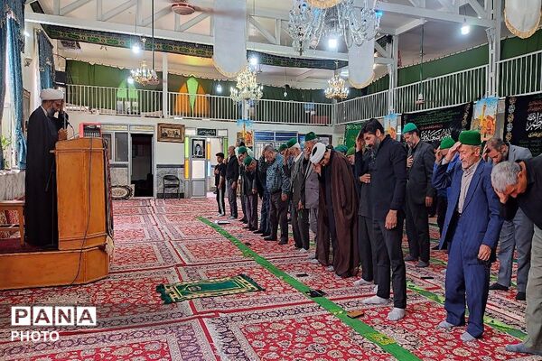 اقامه نماز عبادی سیاسی جمعه در مسجد جامع شهربار نیشابور