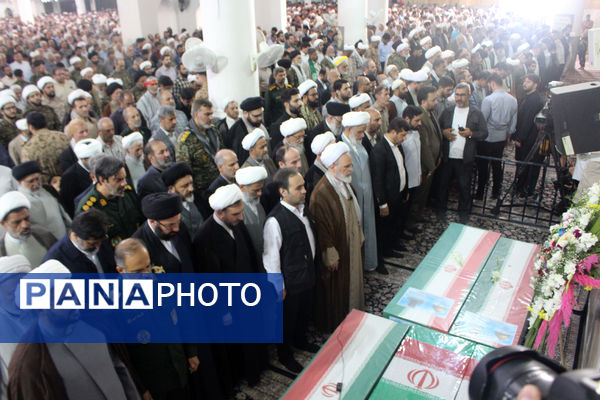 تشییع پیکرهای مطهر شهدای حملات رژیم صهیونیستی در قم