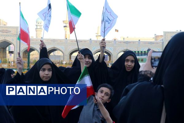 راهپیمایی گرامیداشت روز عفاف و حجاب در مشهد