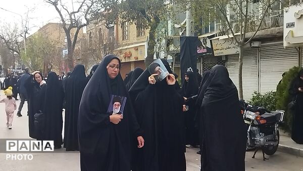 شهر نیشابور مشکی پوش شد-۴
