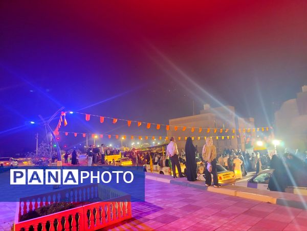 کاروان شادی جشن نیمه شعبان در بوموسی 