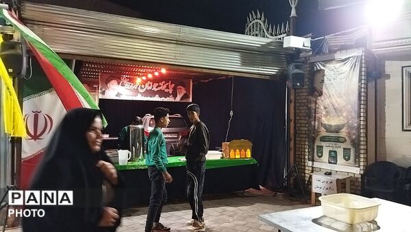 چایخانه فلکه ایران در هشتاد و پنجمین شب از اجتماعات مردمی نیشابور 