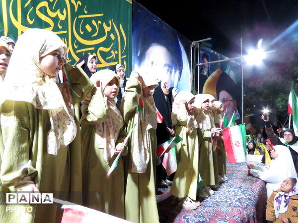 چهل وهفتمین شب تجمع و خروش مردم شهرستان خلیل آباد 