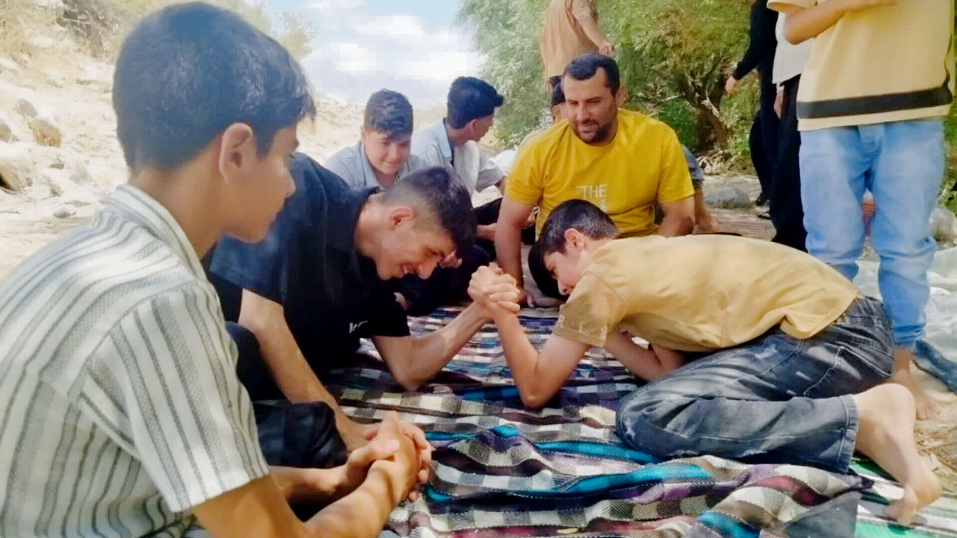 اردوی یک‌روزه طرح اوقات فراغت تابستانه دانش‌آموزان روستای تمنک به همت بسیج دانش‌آموزی