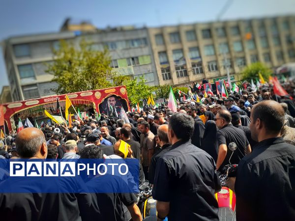تشییع شهدای اقتدار در تهران