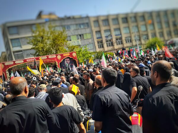 تشییع شهدای اقتدار در تهران