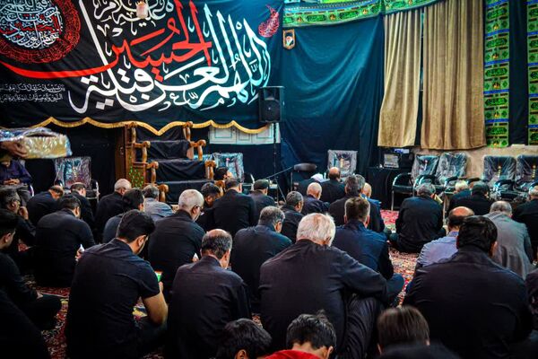 مراسم سوگواری شهادت امام رضا (ع) در شهر رباط‌سنگ 