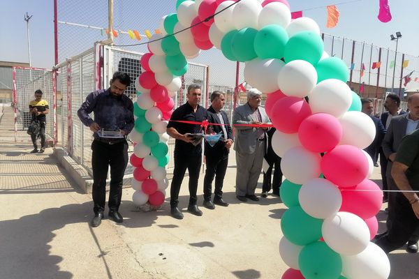 آیین افتتاح زمین‌های چمن مصنوعی آموزش و پرورش ناحیه ۳شیراز 