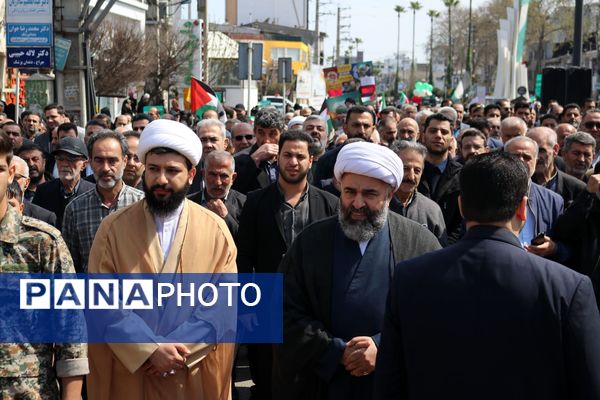 راهپیمایی روز قدس طنین آزادی خواهی برای فلسطین 