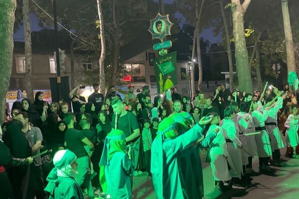 حرکت نمادین کاروان اسرای کربلا در دماوند