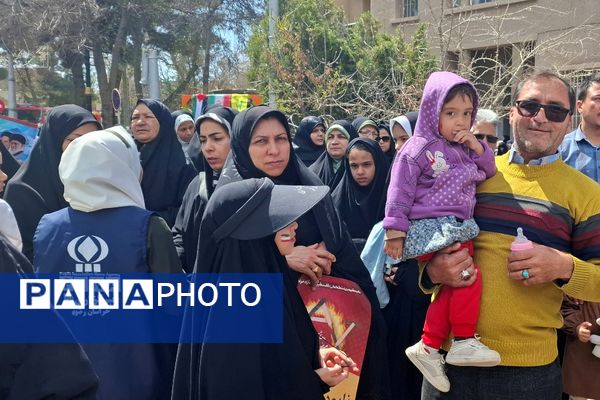 حضور پرشور مردم در راهپیمایی روز قدس در فریمان